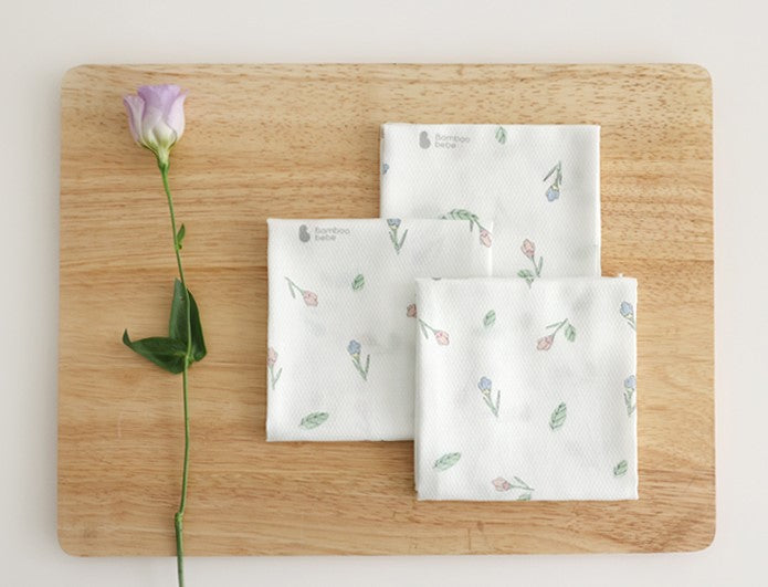 Embossed Handkerchief - Baby Flower (5pcs)